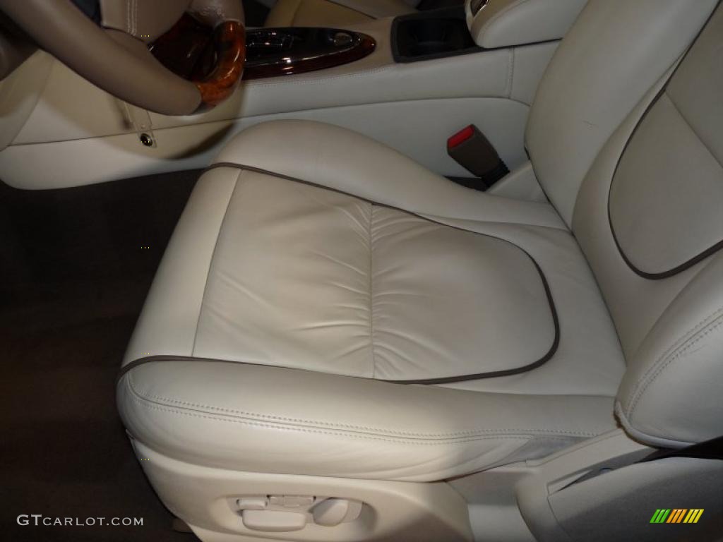 Ivory Interior 2005 Jaguar XJ Vanden Plas Photo #45954050