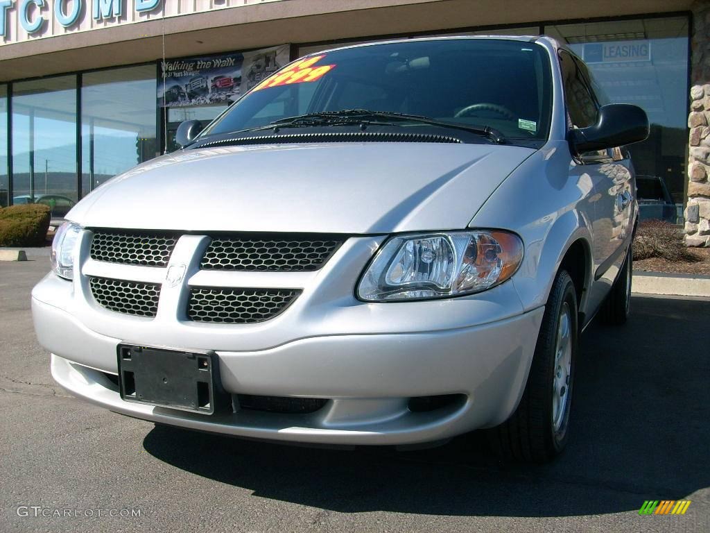 2004 Caravan SXT - Bright Silver Metallic / Medium Slate Gray photo #3