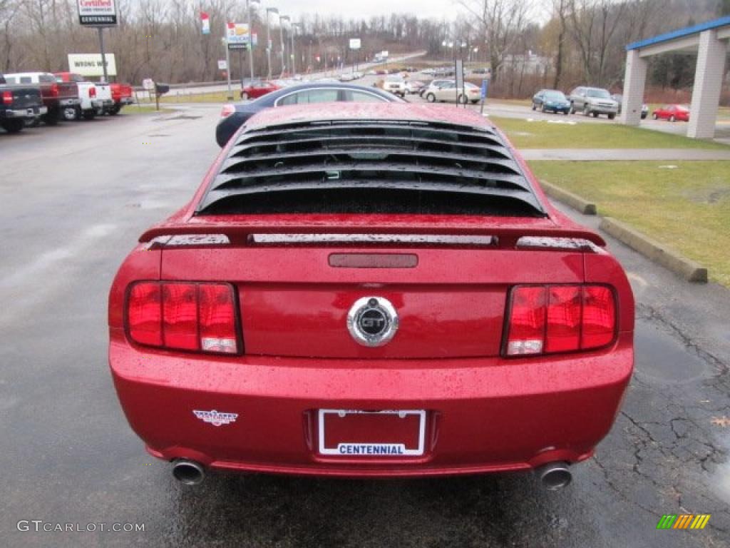 2008 Mustang GT Deluxe Coupe - Dark Candy Apple Red / Dark Charcoal photo #3