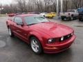 Dark Candy Apple Red 2008 Ford Mustang GT Deluxe Coupe Exterior