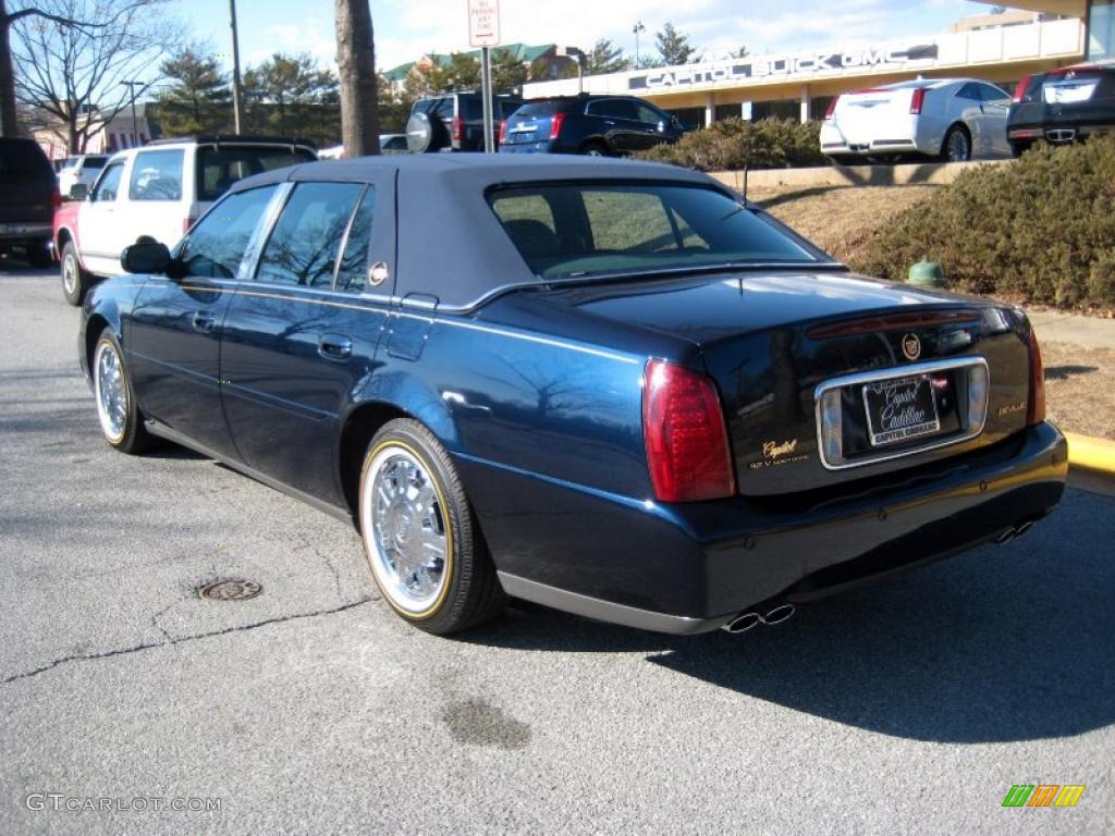2002 DeVille Sedan - Blue Onyx Metallic / Dark Gray photo #2