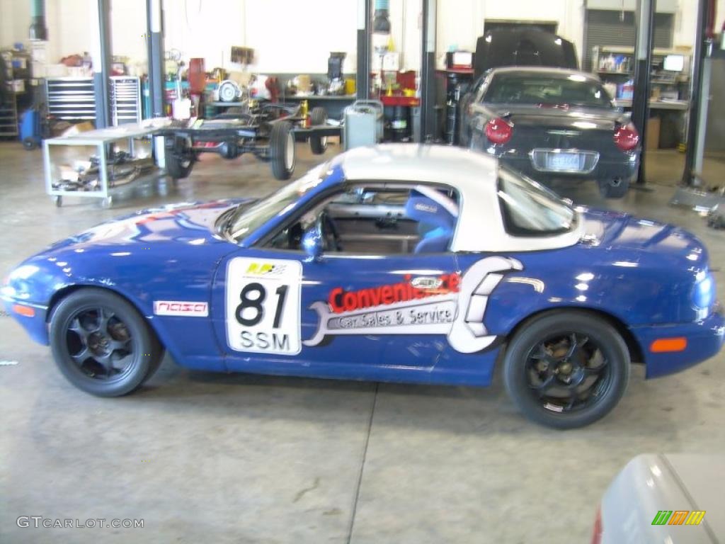 1991 MX-5 Miata Race Car - Mariner Blue / Black photo #3