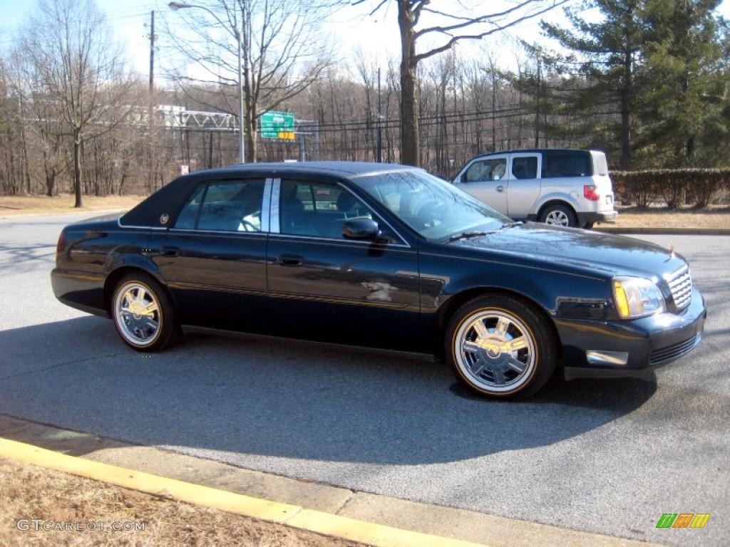 2002 DeVille Sedan - Blue Onyx Metallic / Dark Gray photo #5