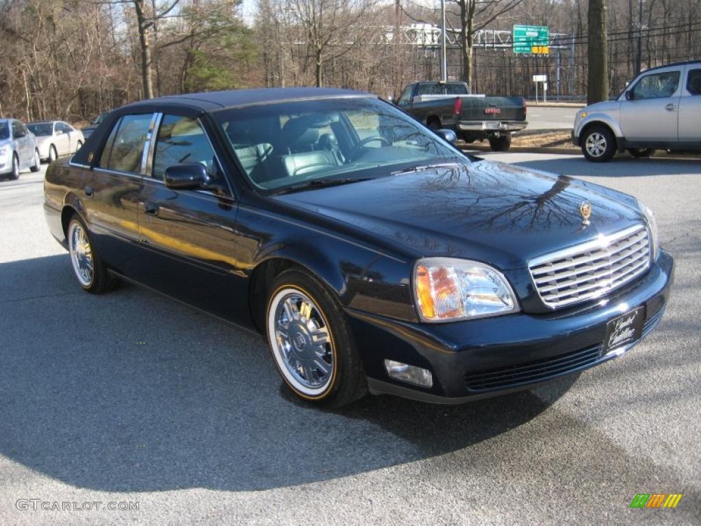 2002 DeVille Sedan - Blue Onyx Metallic / Dark Gray photo #6