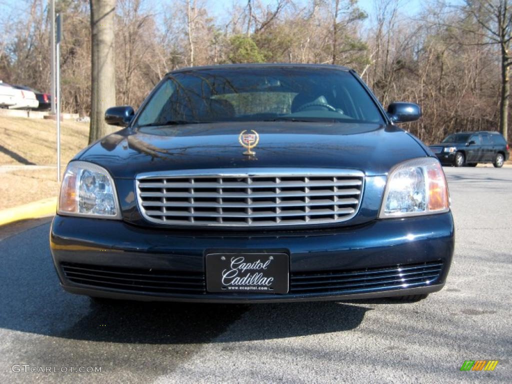 2002 DeVille Sedan - Blue Onyx Metallic / Dark Gray photo #7