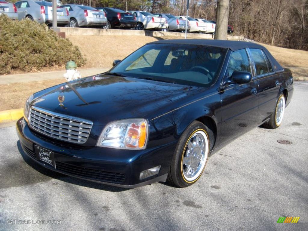 2002 DeVille Sedan - Blue Onyx Metallic / Dark Gray photo #8