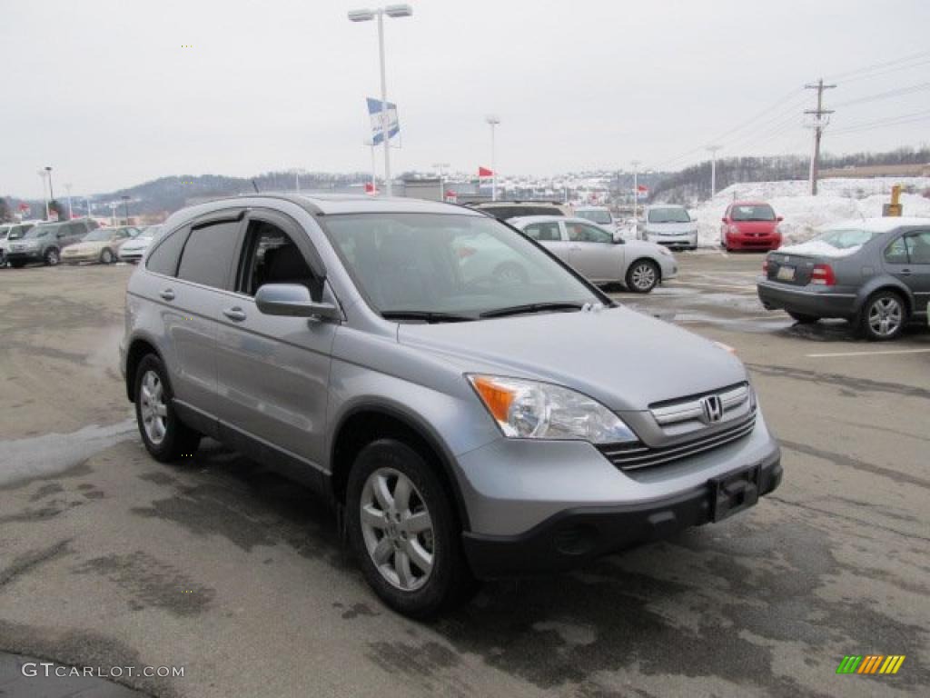 2008 CR-V EX-L 4WD - Whistler Silver Metallic / Gray photo #9