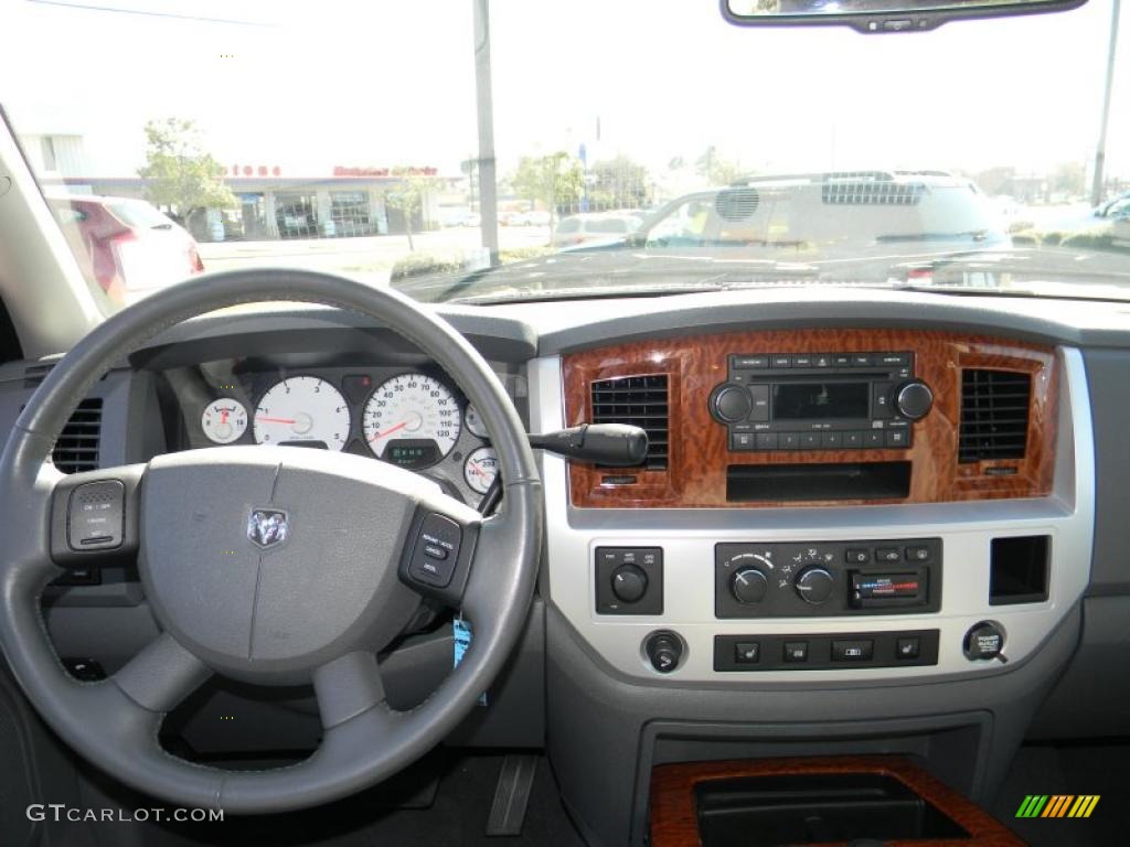 2007 Dodge Ram 2500 Laramie Mega Cab 4x4 Medium Slate Gray Dashboard Photo #45957458