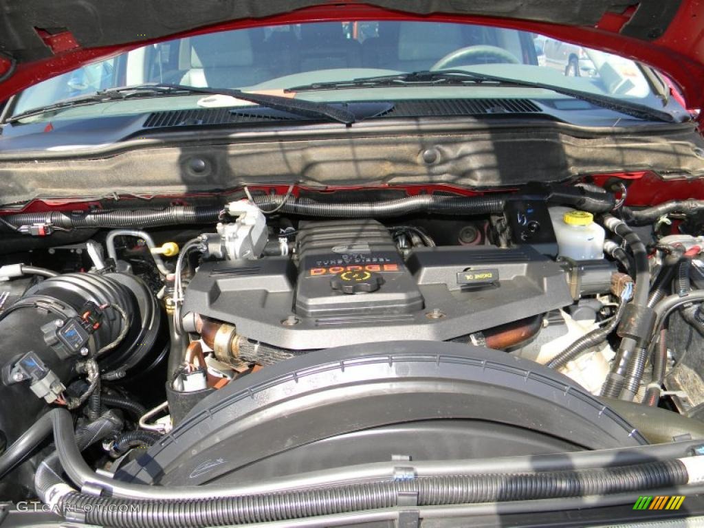 2007 Dodge Ram 2500 Laramie Mega Cab 4x4 6.7L Cummins Turbo Diesel OHV 24V Inline 6 Cylinder Engine Photo #45957500