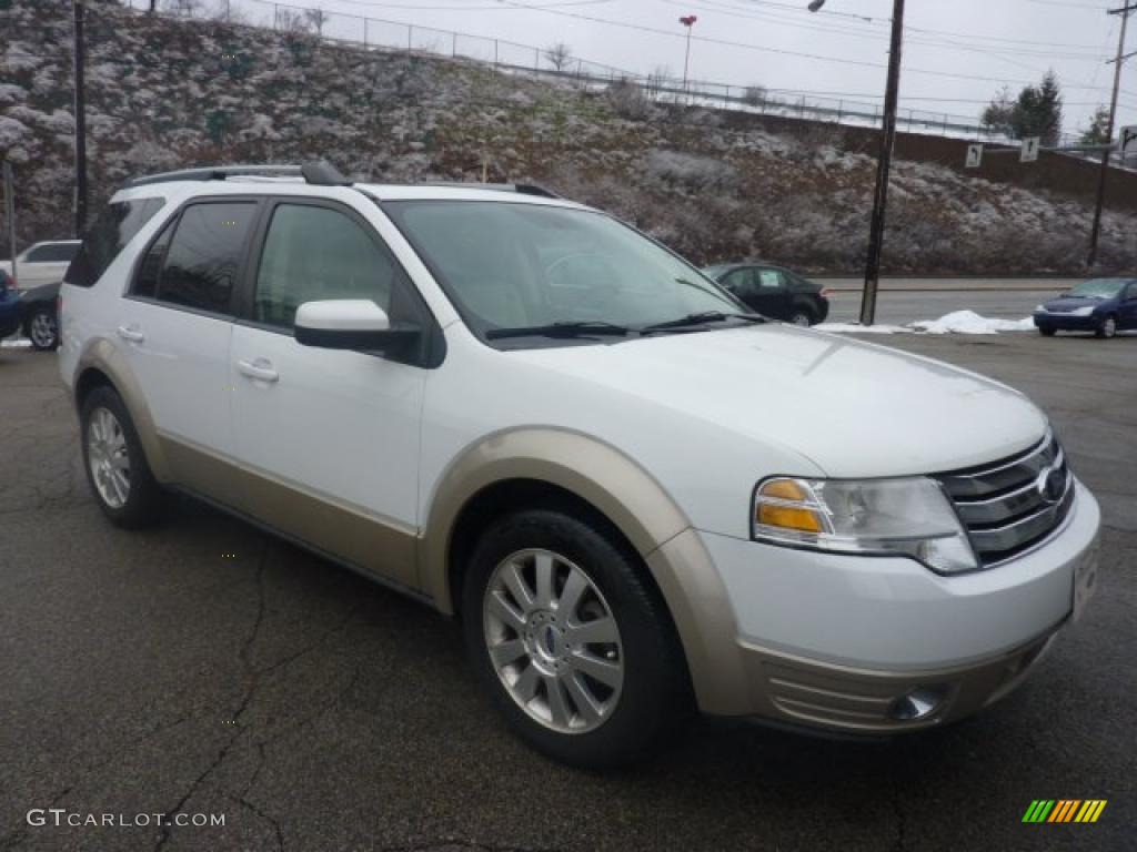 2008 Taurus X Eddie Bauer AWD - Oxford White / Camel photo #1