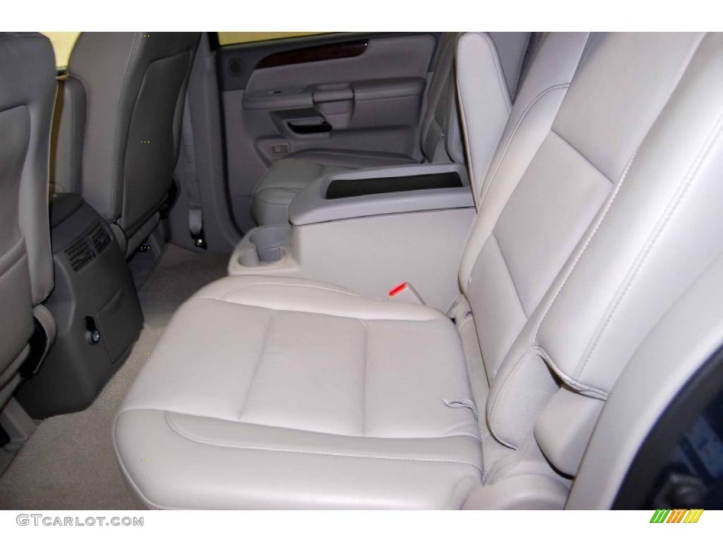 2010 Armada Platinum - Lakeshore Slate Blue Metallic / Stone photo #15