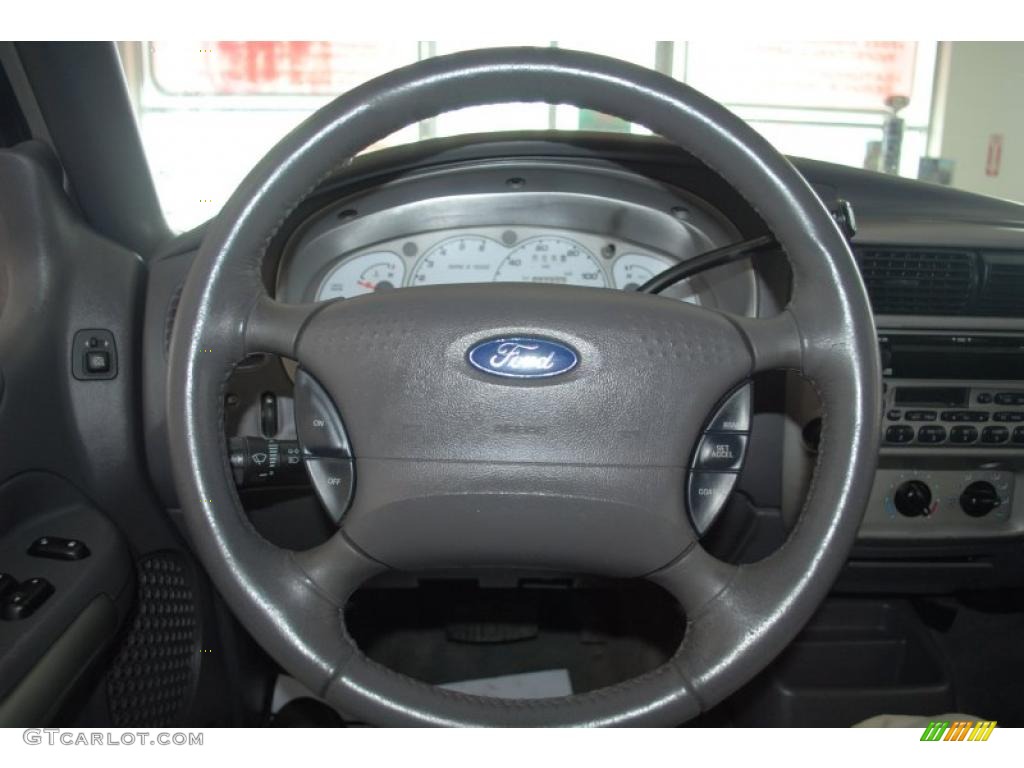 2002 Ford Explorer Sport Graphite Steering Wheel Photo #45960269