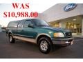 1997 Pacific Green Metallic Ford F150 Lariat Extended Cab  photo #1