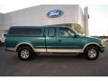 1997 Pacific Green Metallic Ford F150 Lariat Extended Cab  photo #2