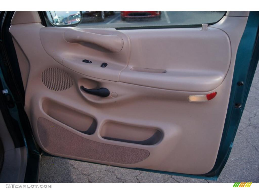 1997 F150 Lariat Extended Cab - Pacific Green Metallic / Medium Prairie Tan photo #13