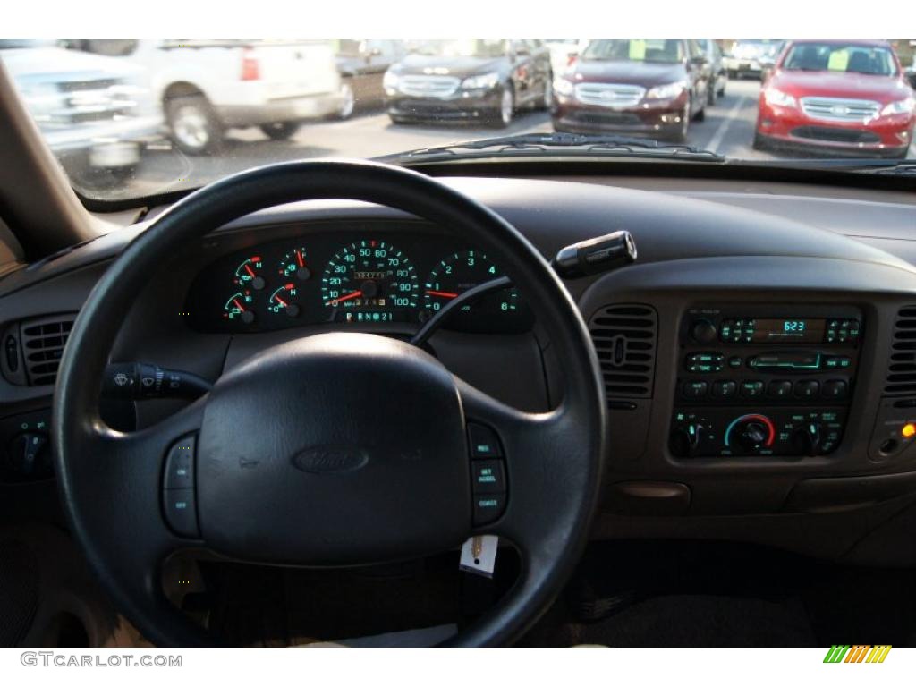 1997 F150 Lariat Extended Cab - Pacific Green Metallic / Medium Prairie Tan photo #25