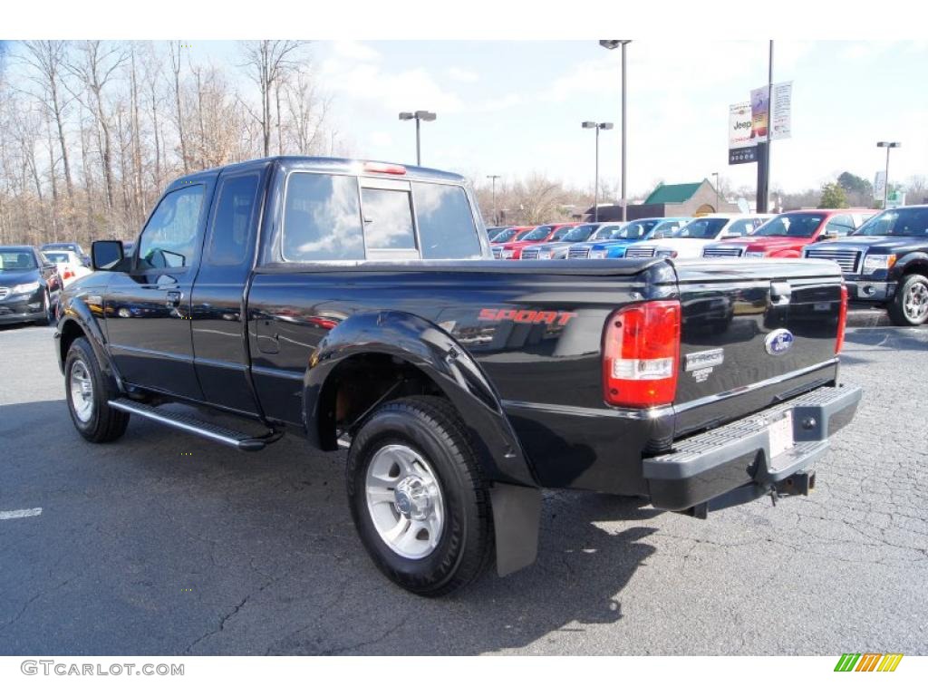 Black 2008 Ford Ranger Sport SuperCab Exterior Photo #45960779