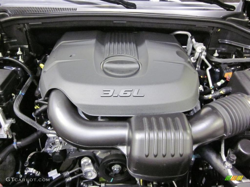 2011 Dodge Durango Express 4x4 3.6 Liter DOHC 24-Valve VVT Pentastar V6 Engine Photo #45961283