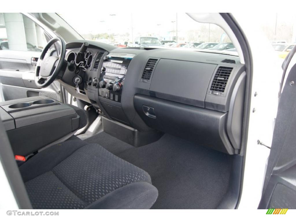 2009 Tundra Double Cab - Super White / Graphite Gray photo #14