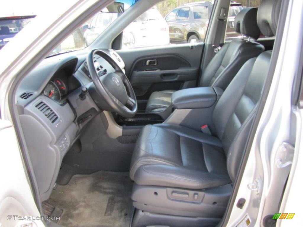 Gray Interior 2007 Honda Pilot EX-L Photo #45963098