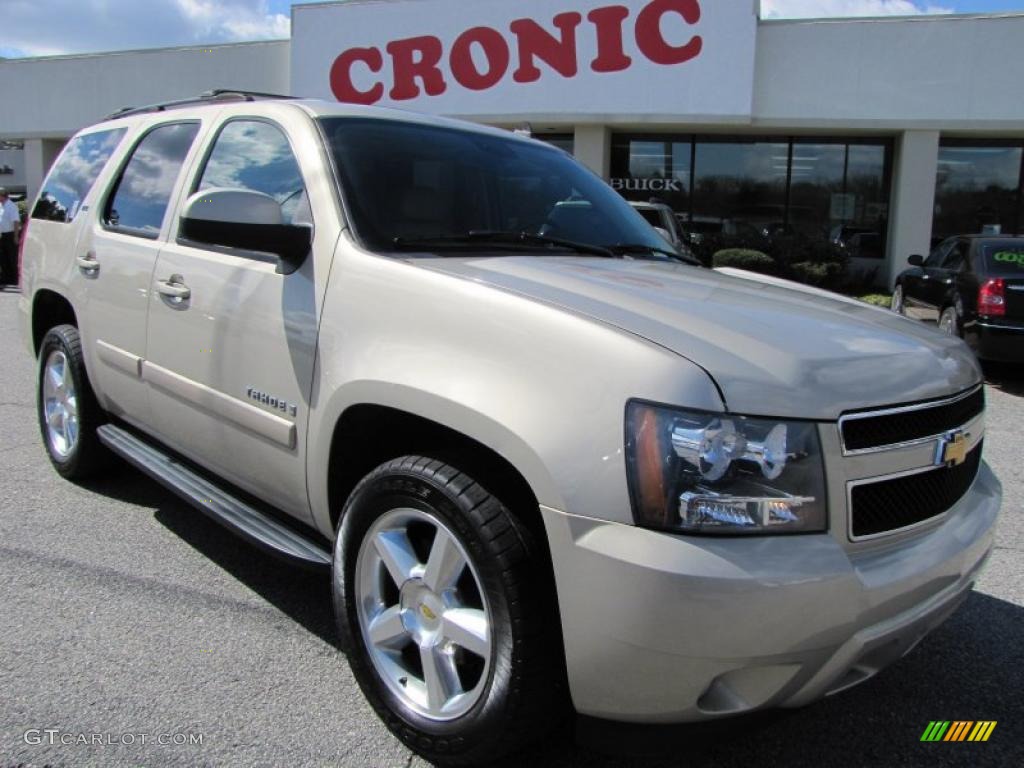 2007 Tahoe LTZ - Gold Mist Metallic / Light Cashmere/Ebony photo #1