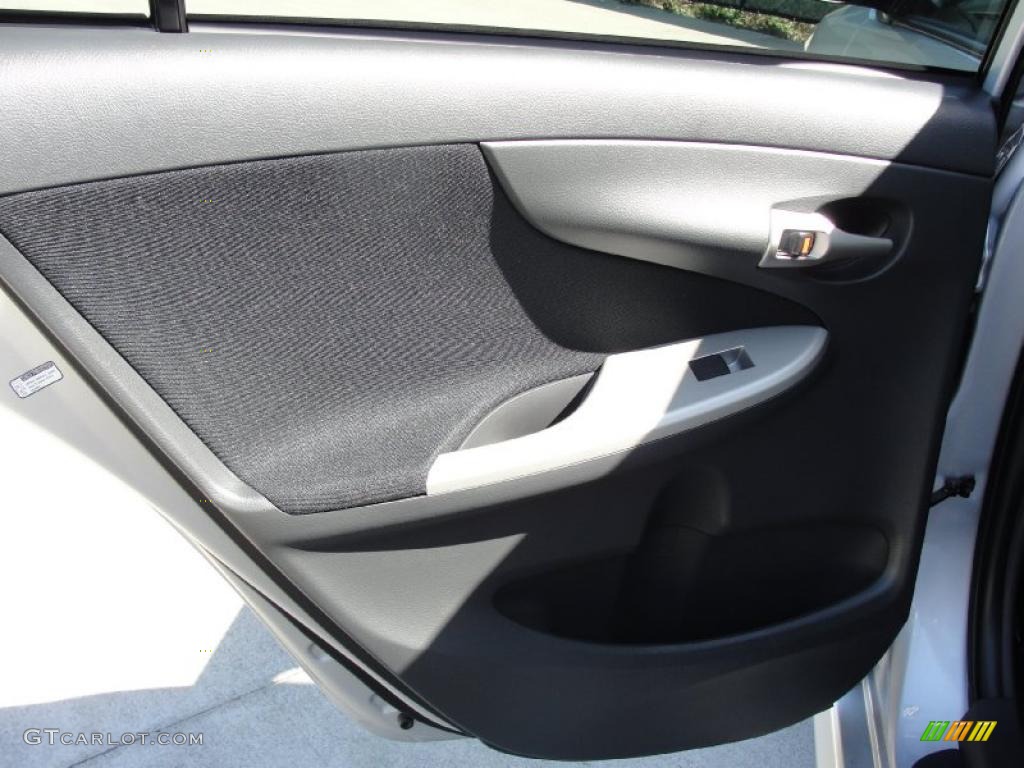 2011 Toyota Corolla S Dark Charcoal Door Panel Photo #45964394