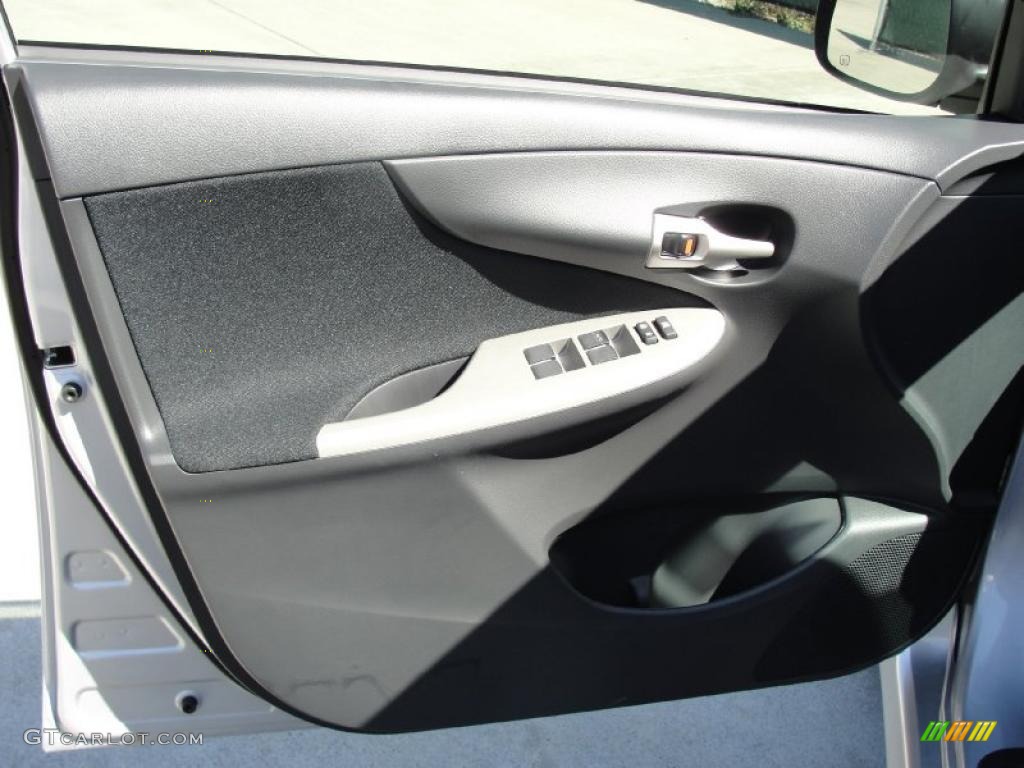 2011 Toyota Corolla S Dark Charcoal Door Panel Photo #45964418