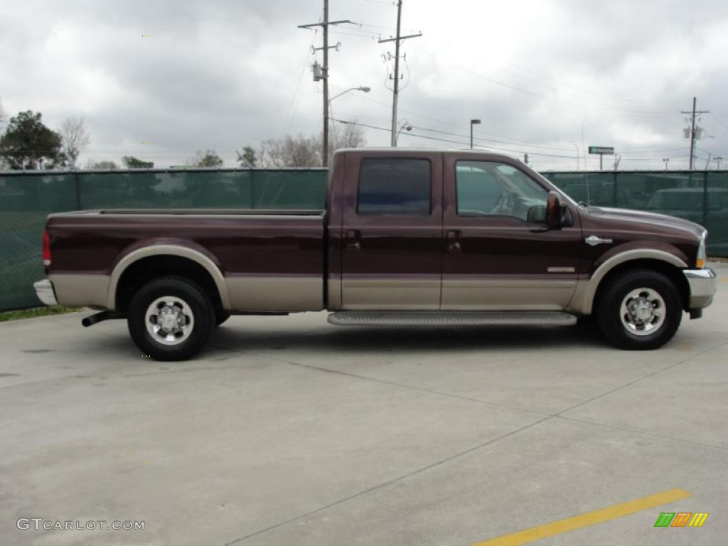 Chestnut Brown Metallic 2004 Ford F350 Super Duty King Ranch Crew Cab Exterior Photo #45965372
