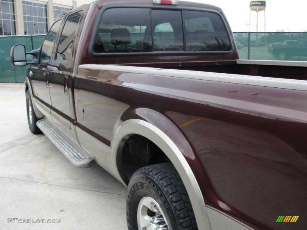 2004 F350 Super Duty King Ranch Crew Cab - Chestnut Brown Metallic / Castano Brown Leather photo #5