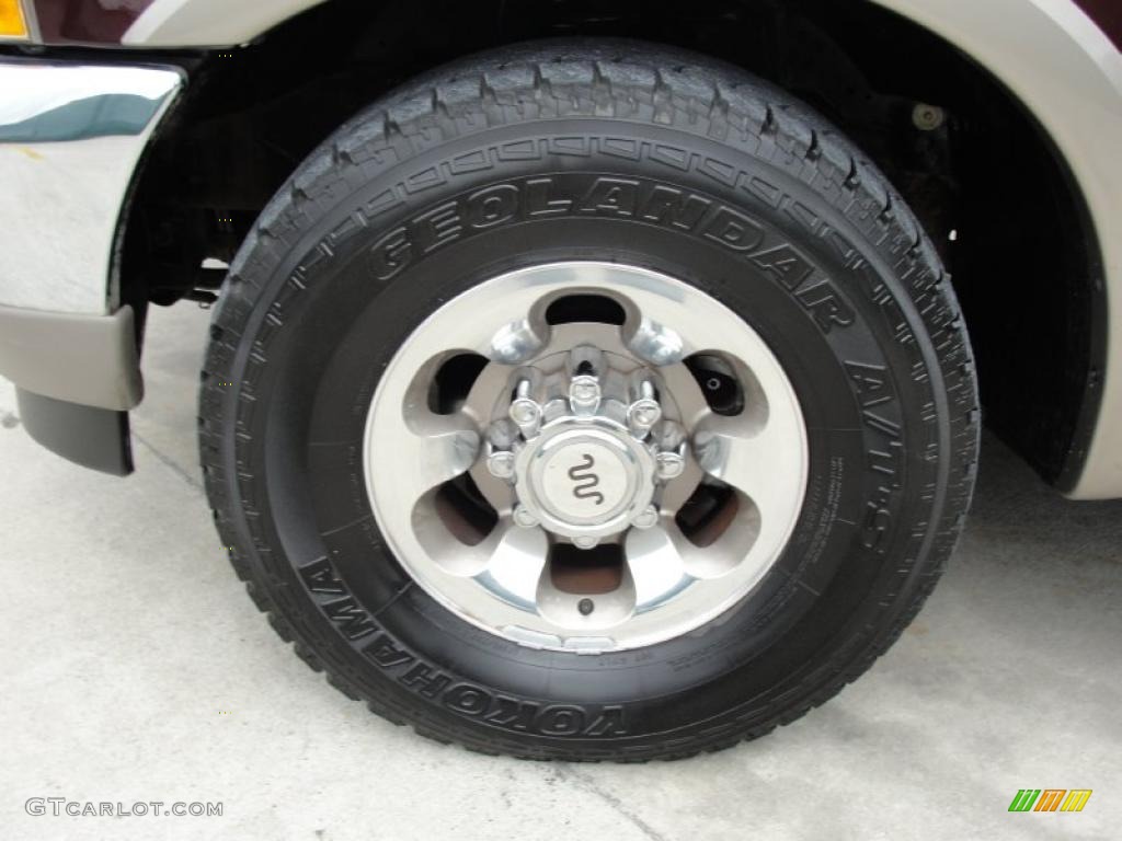 2004 Ford F350 Super Duty King Ranch Crew Cab Wheel Photo #45965534