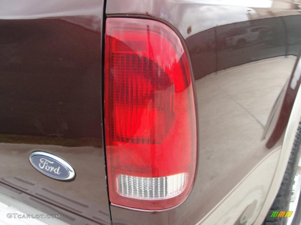 2004 F350 Super Duty King Ranch Crew Cab - Chestnut Brown Metallic / Castano Brown Leather photo #19
