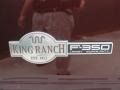 2004 Ford F350 Super Duty King Ranch Crew Cab Marks and Logos