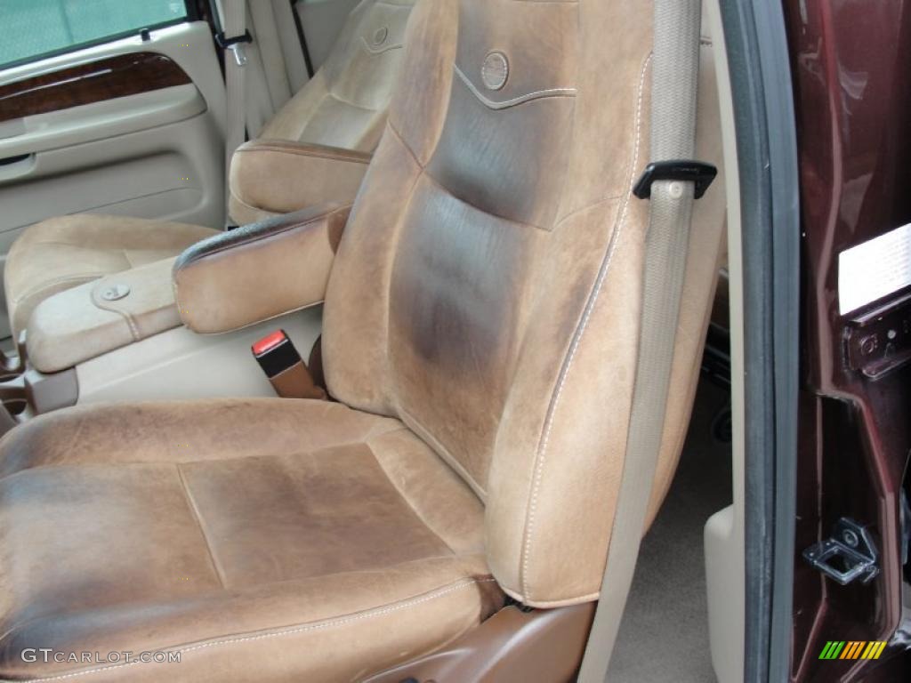 2004 F350 Super Duty King Ranch Crew Cab - Chestnut Brown Metallic / Castano Brown Leather photo #33