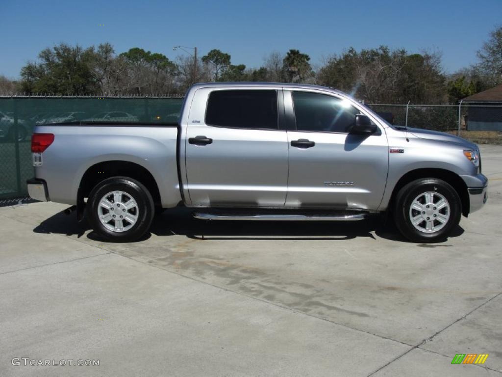 2010 Tundra SR5 CrewMax - Silver Sky Metallic / Graphite Gray photo #2