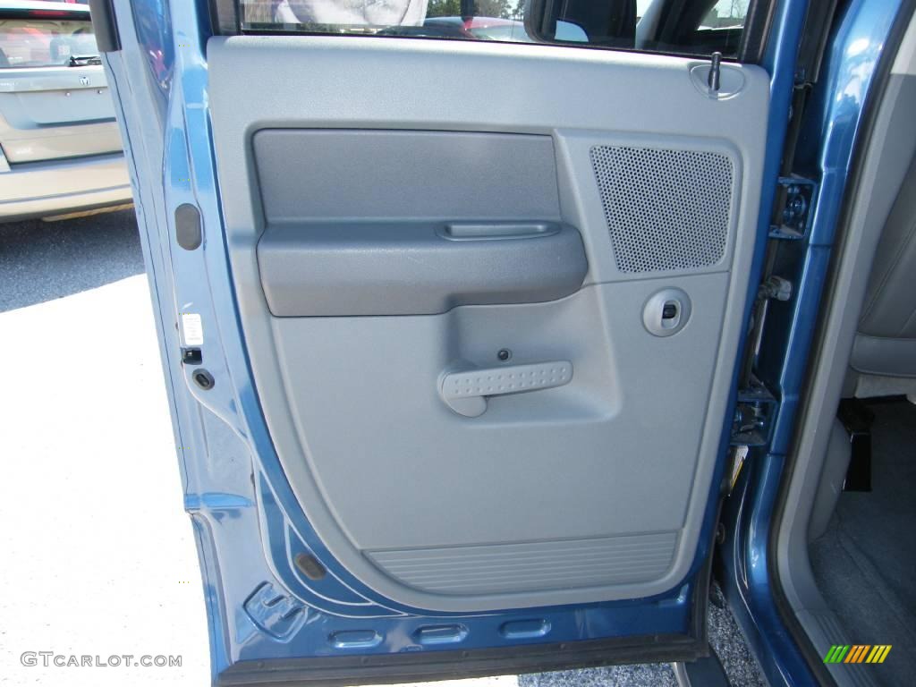 2006 Ram 1500 SLT Quad Cab - Atlantic Blue Pearl / Medium Slate Gray photo #23