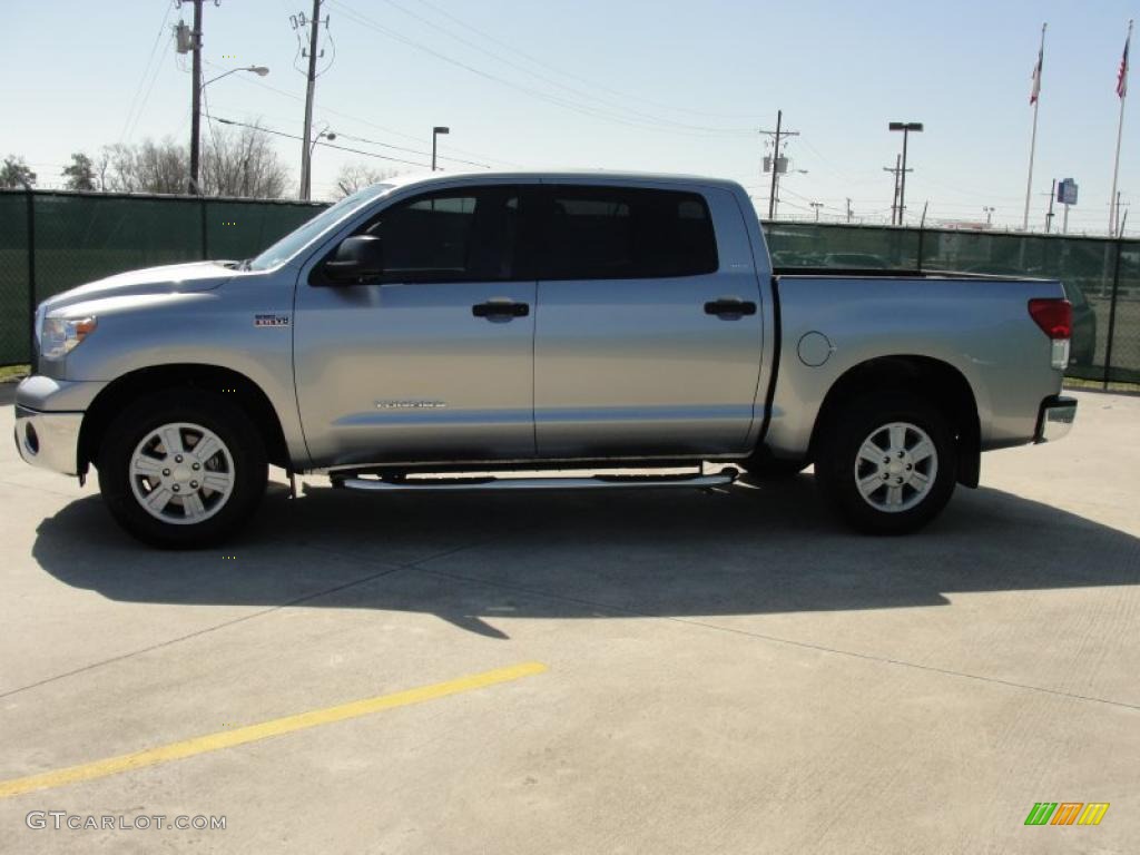 2010 Tundra SR5 CrewMax - Silver Sky Metallic / Graphite Gray photo #6