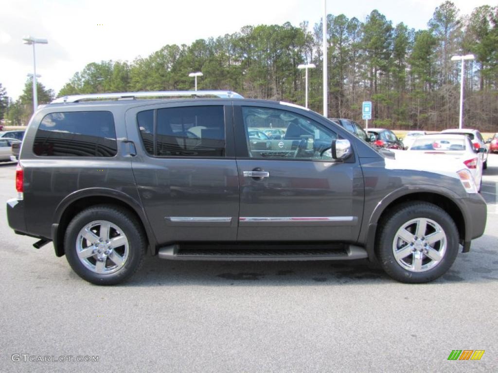 Smoke Gray 2011 Nissan Armada Platinum Exterior Photo #45968999