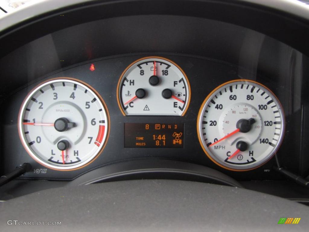 2011 Nissan Titan Pro-4X Crew Cab 4x4 Gauges Photo #45969110