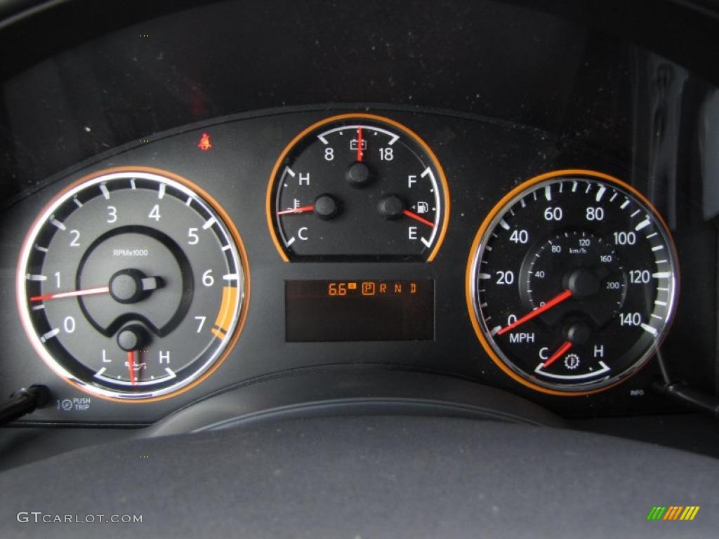 2011 Nissan Armada Platinum Gauges Photo #45969194