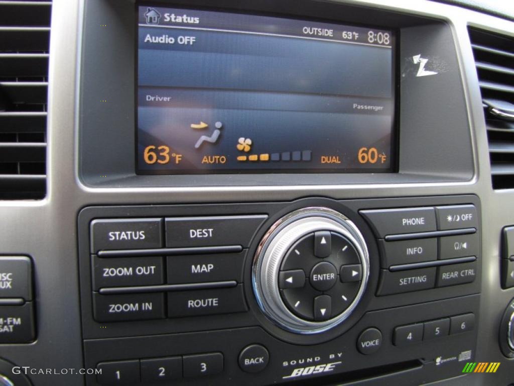 2011 Nissan Armada Platinum Controls Photo #45969200