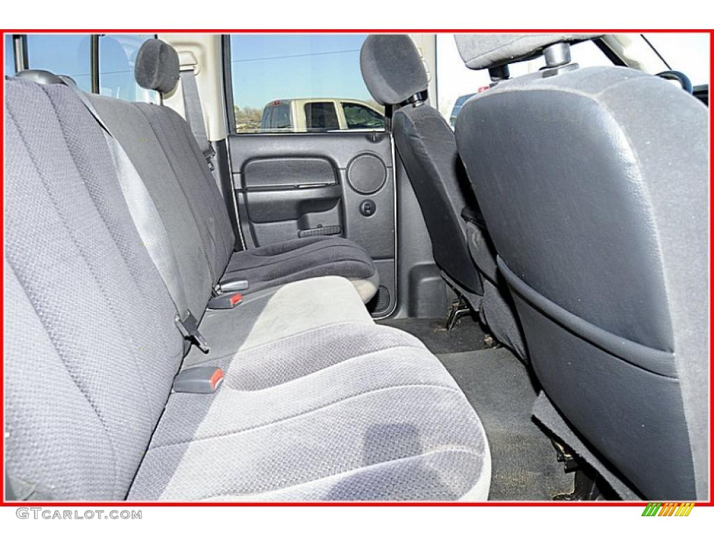 Dark Slate Gray Interior 2005 Dodge Ram 3500 SLT Quad Cab 4x4 Dually Photo #45969539