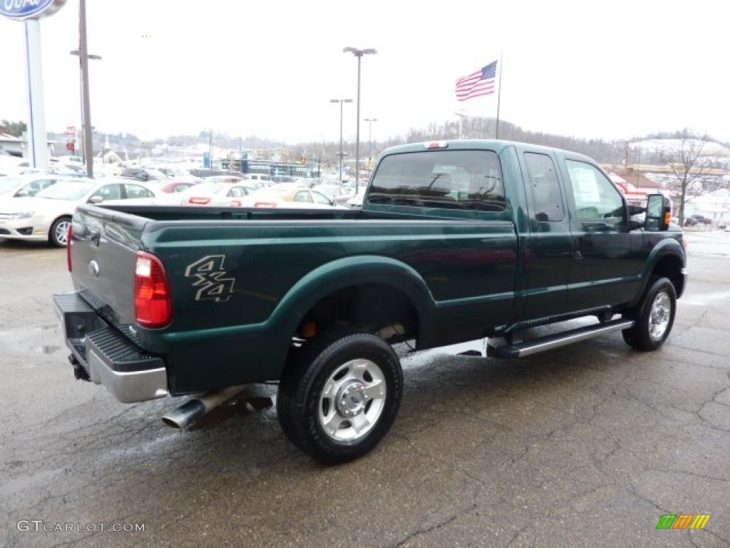 Forest Green Metallic 2011 Ford F350 Super Duty XLT SuperCab 4x4 Exterior Photo #45970919