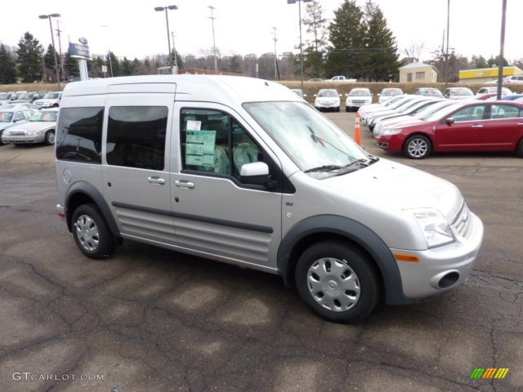 Silver Metallic 2011 Ford Transit Connect XLT Premium Passenger Wagon Exterior Photo #45970940