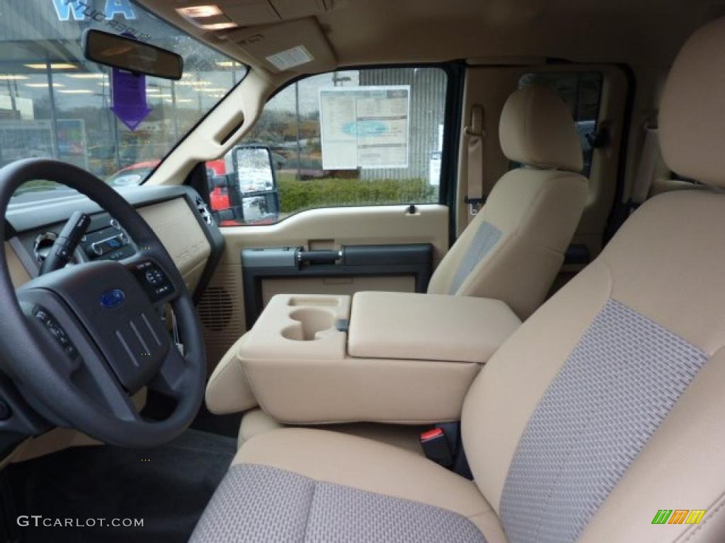 Adobe Interior 2011 Ford F350 Super Duty XLT SuperCab 4x4 Photo #45971018