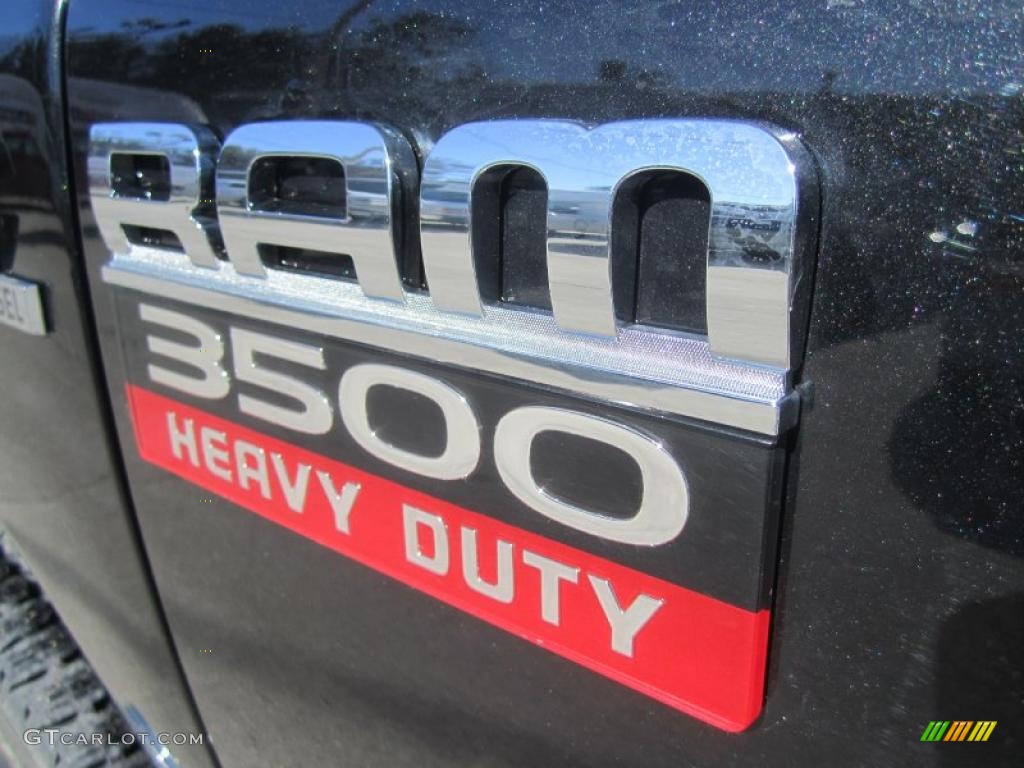 2009 Dodge Ram 3500 Laramie Quad Cab 4x4 Dually Marks and Logos Photo #45971039