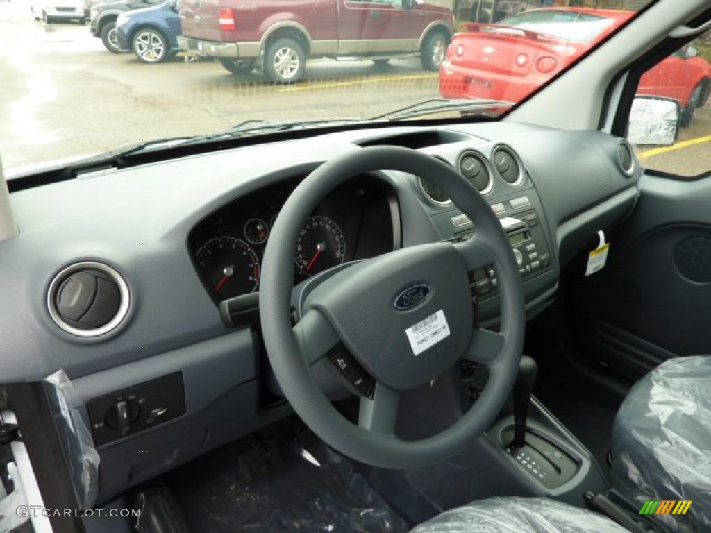 2011 Ford Transit Connect XLT Premium Passenger Wagon Dark Grey Dashboard Photo #45971474