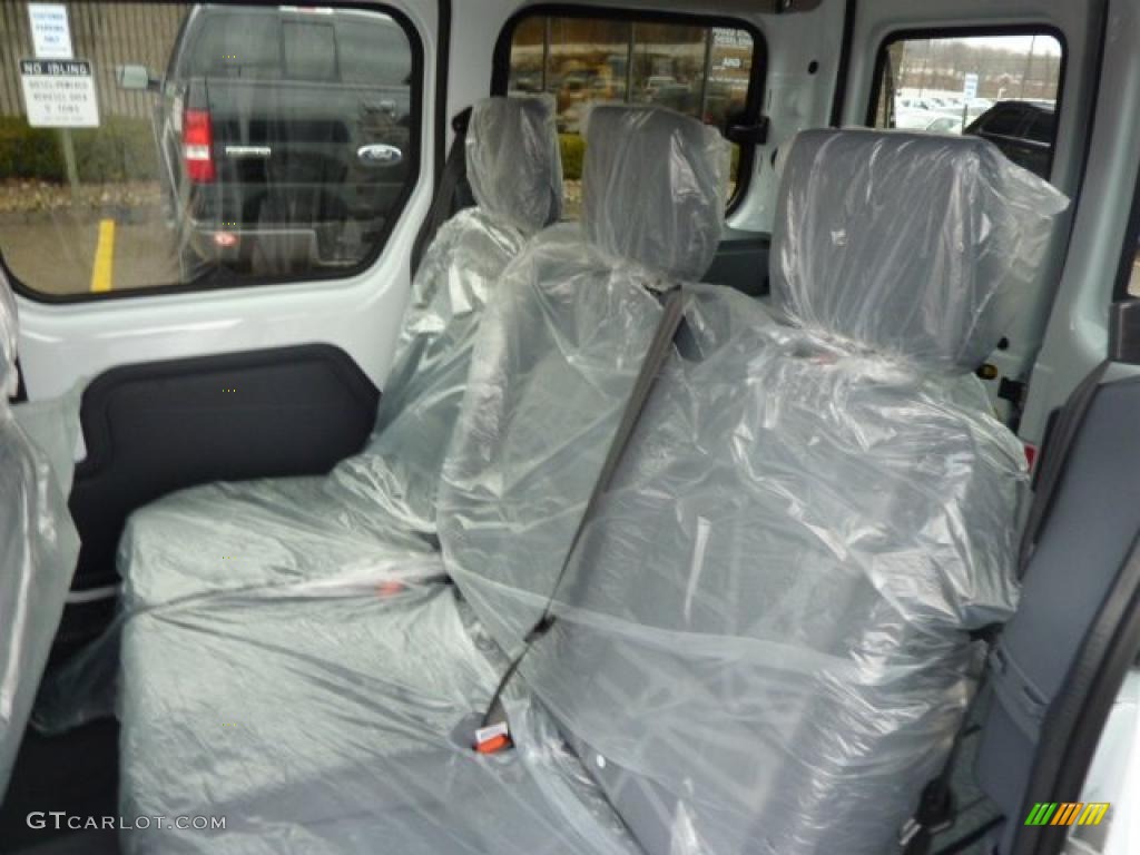 2011 Transit Connect XLT Premium Passenger Wagon - Frozen White / Dark Grey photo #13