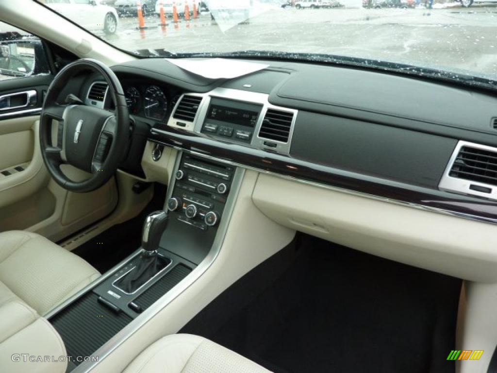 2010 Lincoln MKS FWD Cashmere/Fine Line Ebony Dashboard Photo #45972380