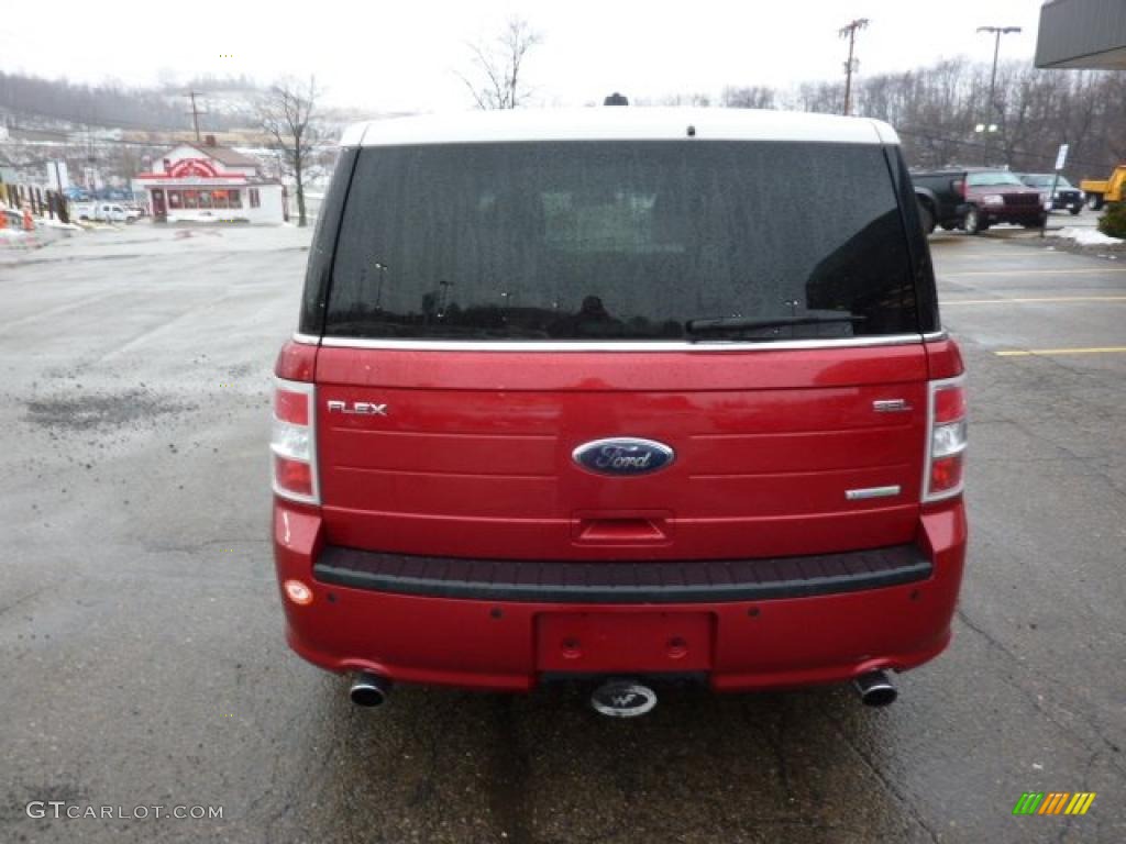 2010 Flex SEL EcoBoost AWD - Red Candy Metallic / Charcoal Black photo #3