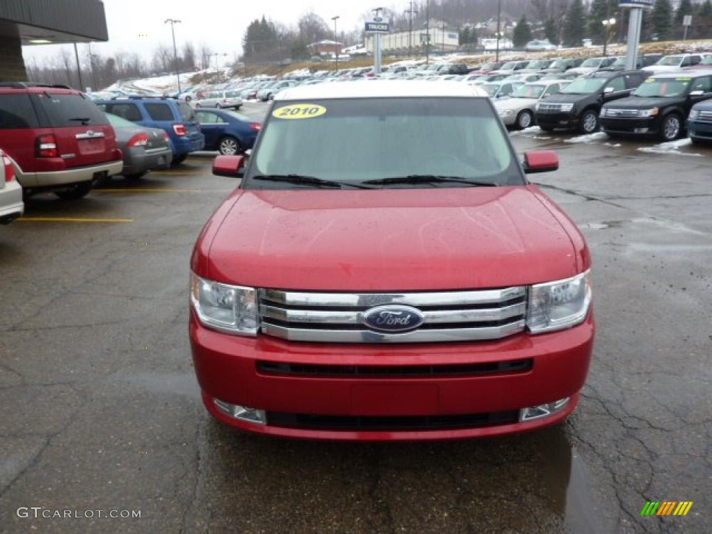 2010 Flex SEL EcoBoost AWD - Red Candy Metallic / Charcoal Black photo #7
